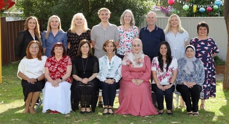 Sefton Infants School staff photo.